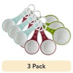 (3 pack) PROfreshionals 4-Piece Measuring Cups Set, Multicolor