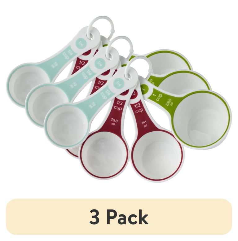 (3 pack) PROfreshionals 4-Piece Measuring Cups Set, Multicolor