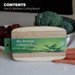 Brite Concepts Mini Bamboo Cutting Board, 6 by 9 Inches (Pack of 1) 1-Pack - Image 2