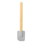 Mainstays Colorful Silicone Spatulas Set 4 with Bamboo Handles, Blue - Image 3