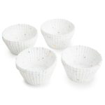 S&T Inc. Reusable Non-Stick Silicone Baking Cups (12 Pack) - Standard Size - Confetti