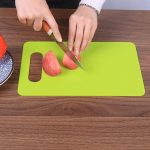Chicmine Cutting Board Anti-slip Kitchen Tool Candy Color Chopping Board Food Cutting Block Mat for Kitchen - Image 3